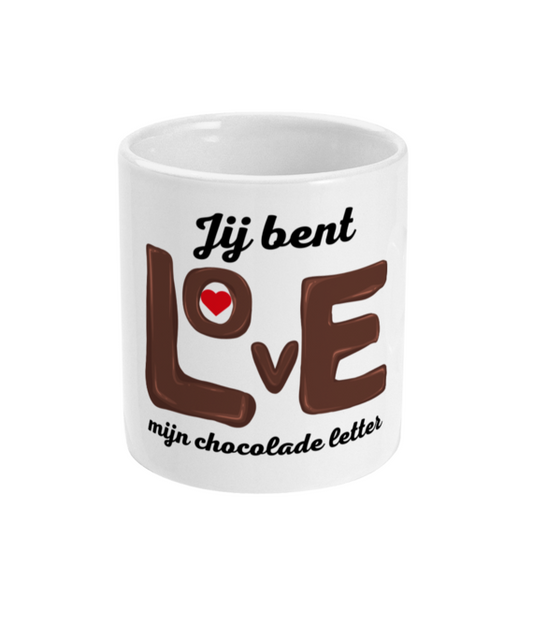 Jij bent mijn chocolade letter