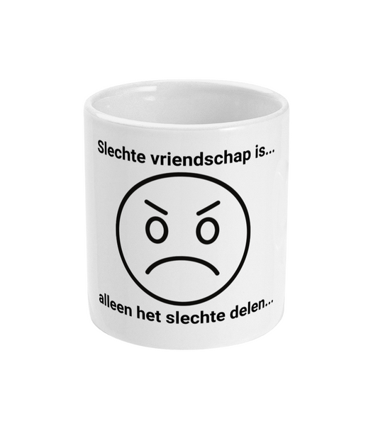 Slechte vriendschap is...alleen het slechte delen...