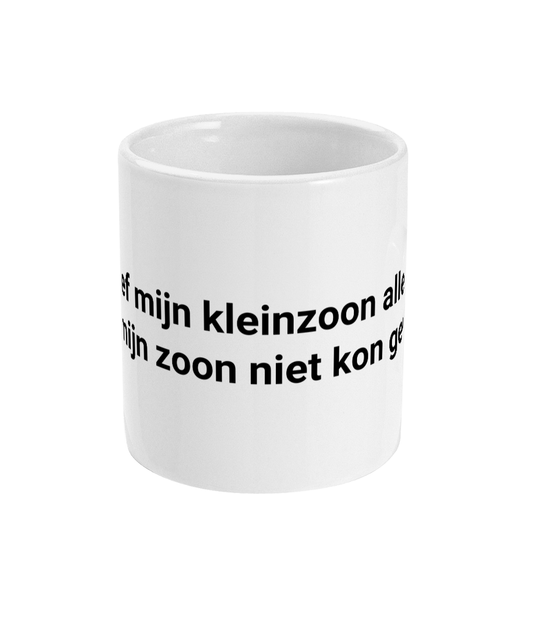 Ik geef mijn kleinzoon alles wat ik mijn zoon niet kon geven