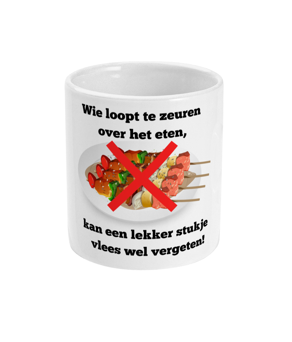 Wie loopt te zeuren over het eten