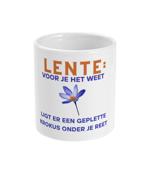 Lente: voor je het weet ligt er een geplette krokus onder je reet