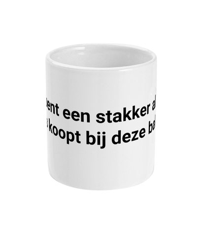 Je bent een stakker als je niets koopt bij deze bakker!