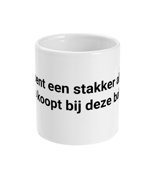 Je bent een stakker als je niets koopt bij deze bakker!