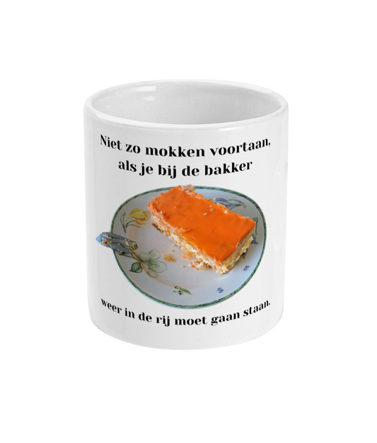 Niet zo mokken voortaan, als je bij de bakker weer in de rij moet gaan staan.