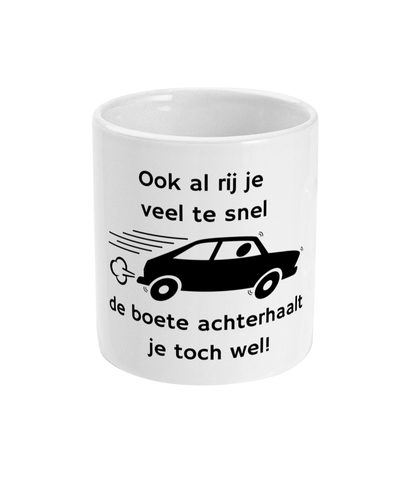 Ook al rij je veel te snel de boete achterhaalt je toch wel!