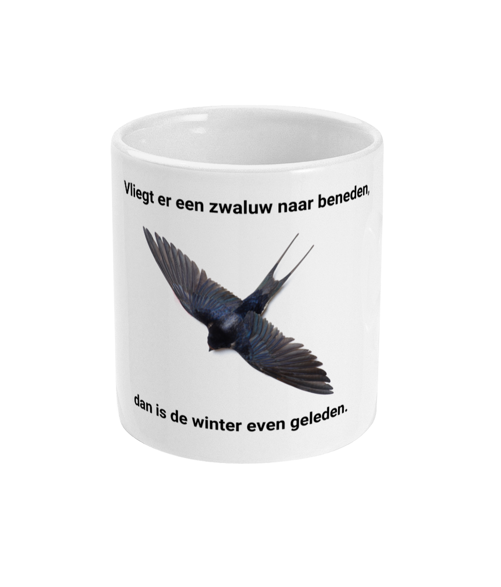 Vliegt er een zwaluw naar beneden, dan is de winter even geleden