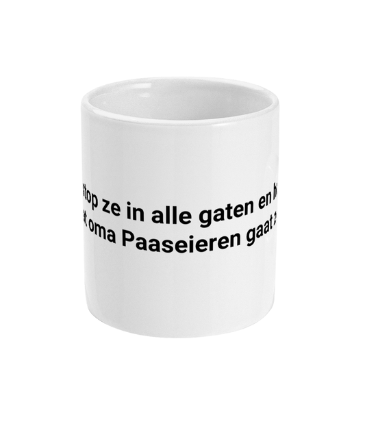 Ik verstop ze in alle gaten en hoeken voordat oma Paaseieren gaat zoeken