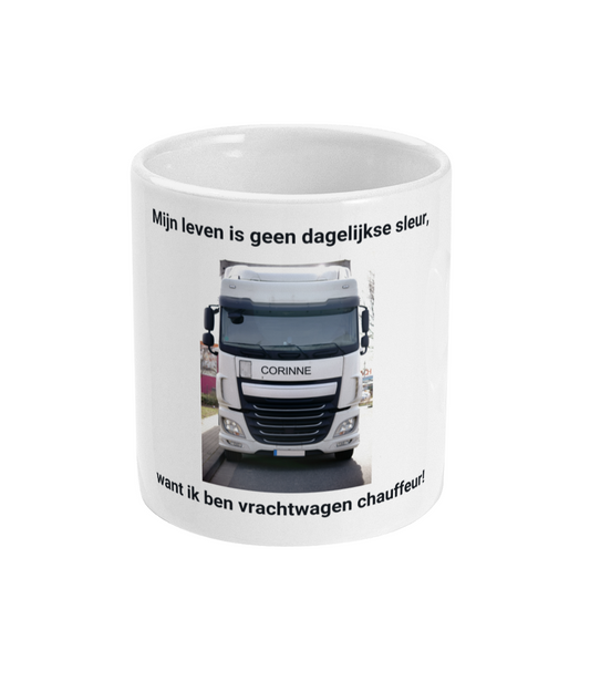 Mijn leven is geen dagelijkse sleur, want ik ben vrachtwagen chauffeur!