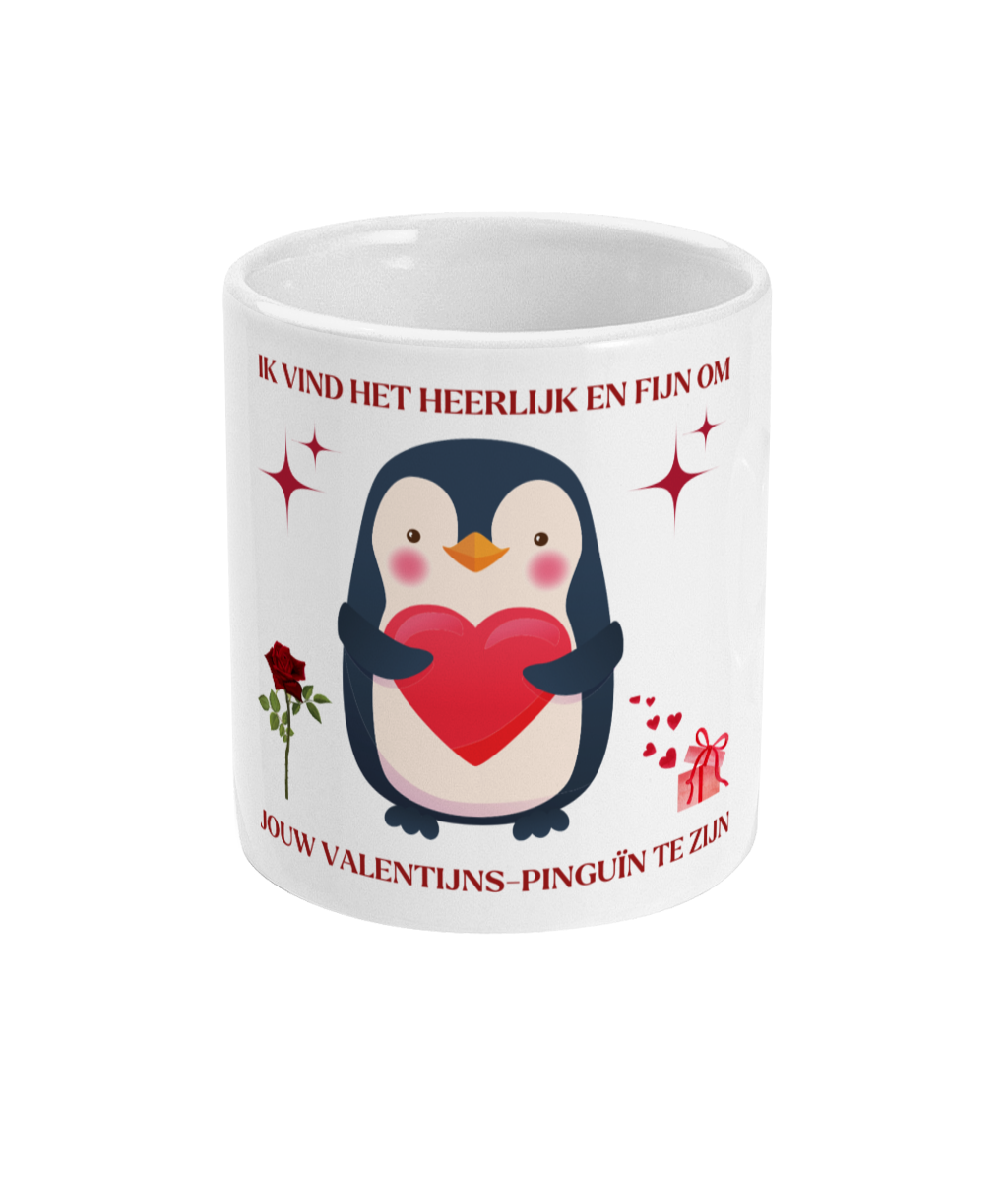 Ik vind het heerlijk en fijn om jouw Valentijns-Pinguïn te zijn