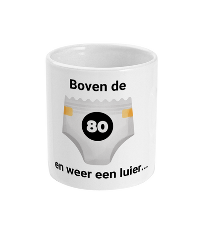 Boven de 80 en weer een luier...