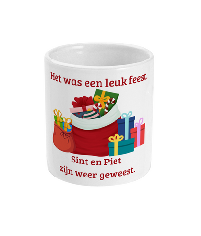 Het was een leuk feest Sint en Piet zijn weer geweest