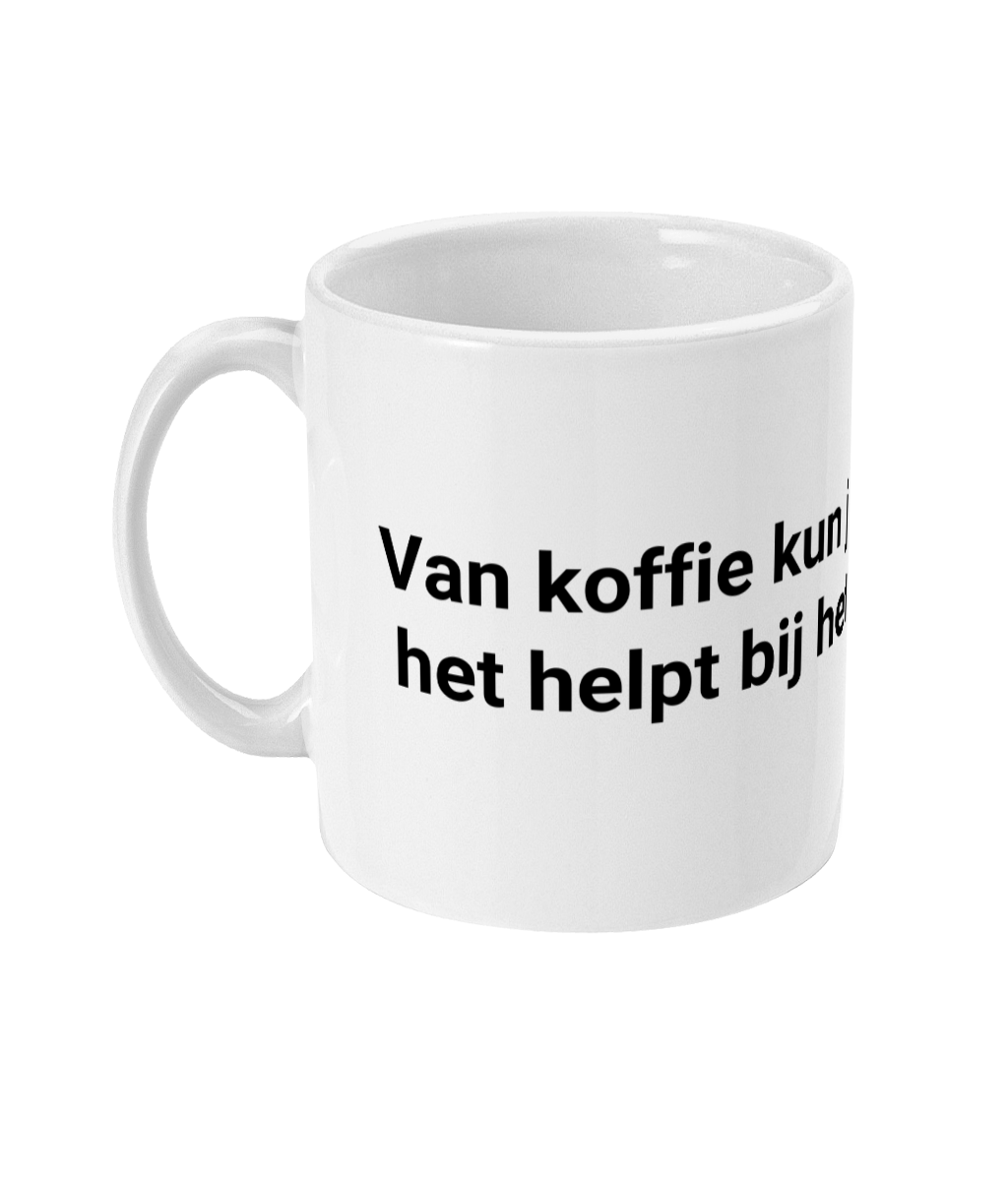 Van koffie kun je beweren dat het helpt bij het re-integreren