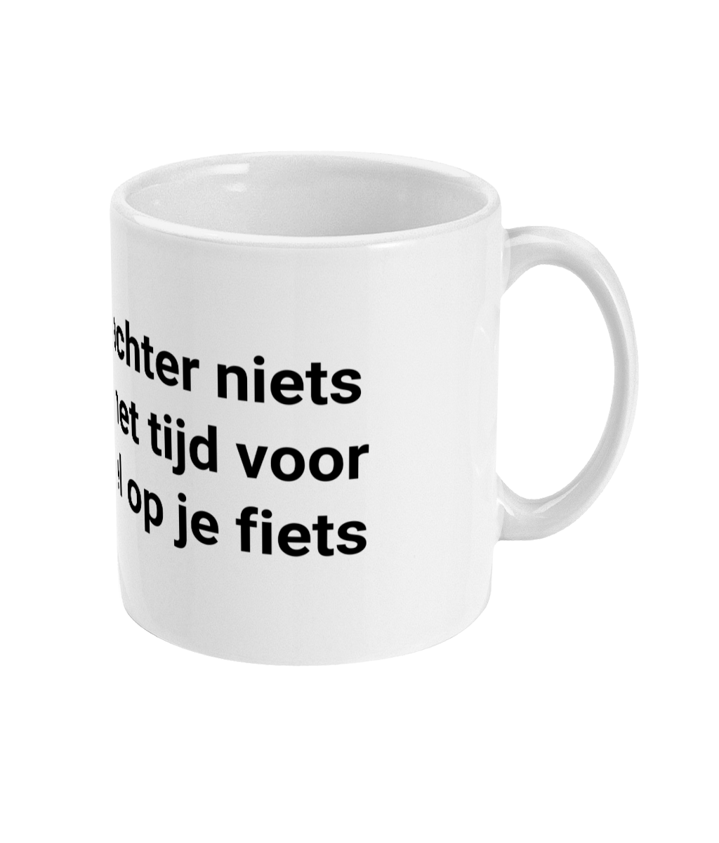 Zie je van achter niets dan wordt het tijd voor een spiegel op je fiets.