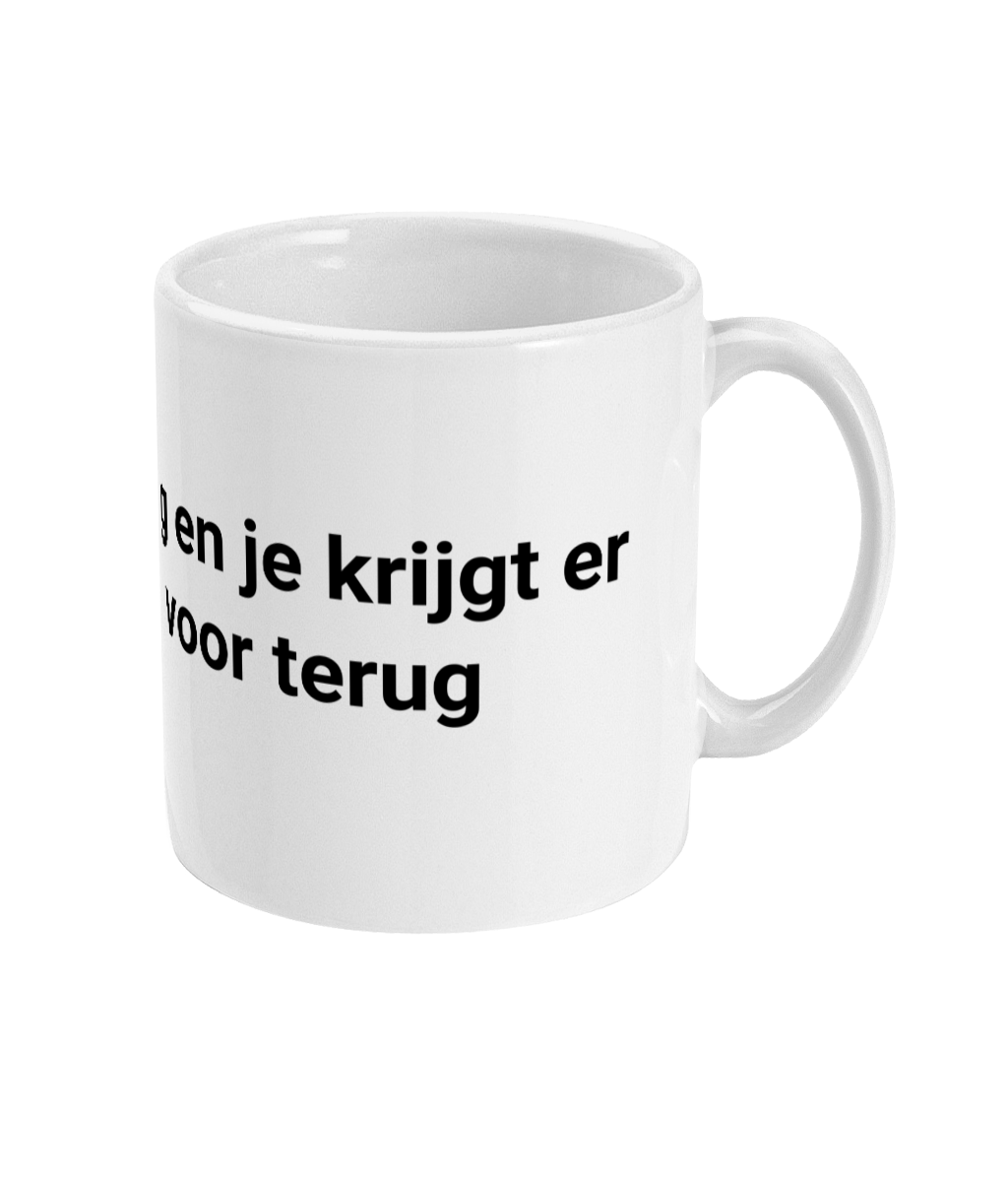 Steek me mug en je krijgt er Diabetes voor terug.